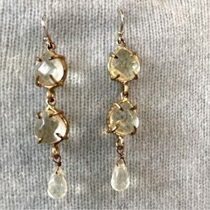 Fantastically Beautiful Vintage Citrine Earrings